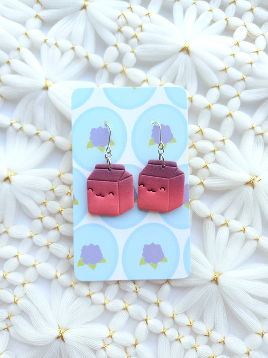 Cute Milk Carton Earrings