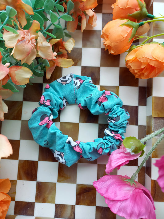 Aqua Mouse Scrunchies