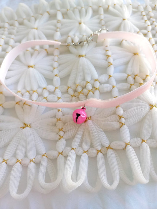 Pink Bell Choker