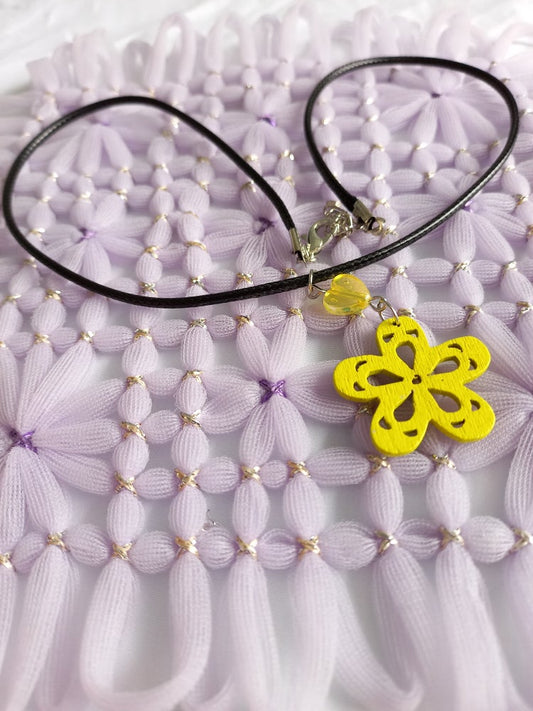 Yellow Flower Necklace