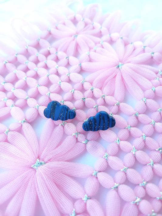 Cloud Stud Earrings | Celestial Collection