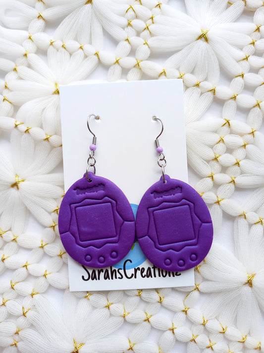 Virtual Pet Earrings | Gamers Collection